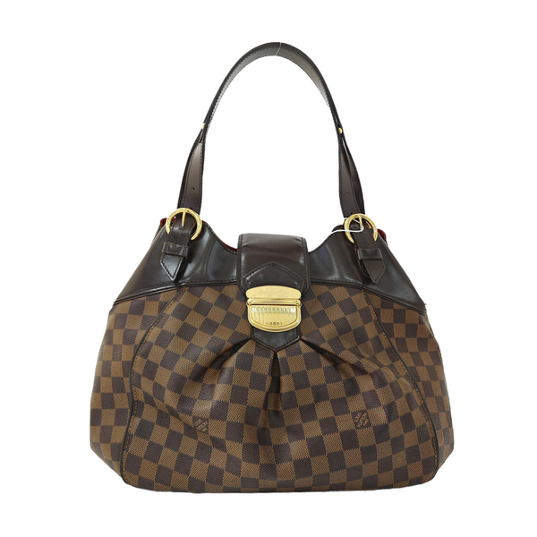 SISTINA GM Damier Ebene Coated Canvas Brown
