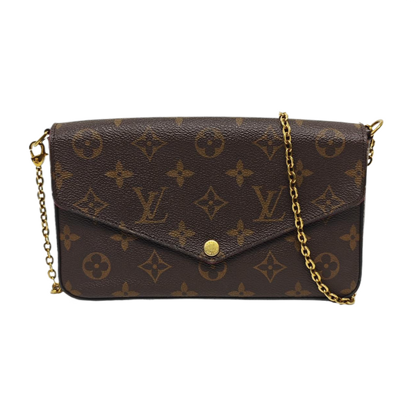 FÉLICIE Monogram Coated Canvas Brown