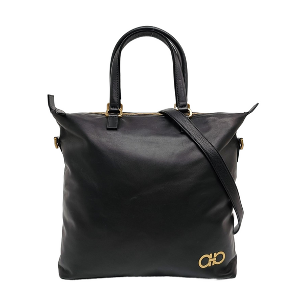 Calfskin Crossbody Bag Black