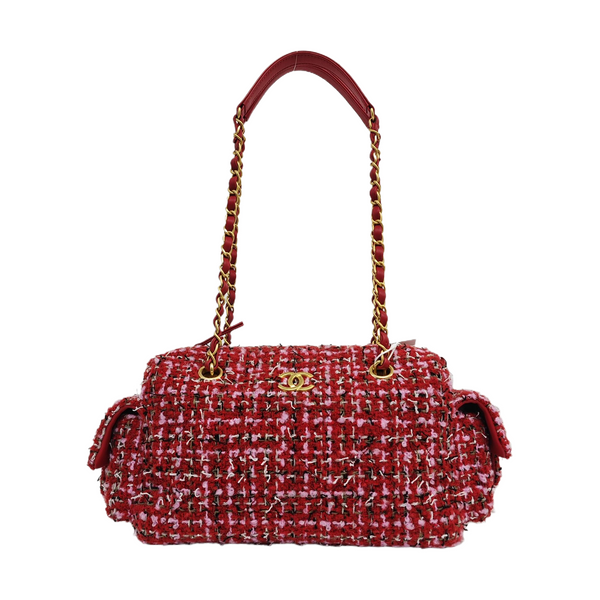 Quilted Wool Small Red
