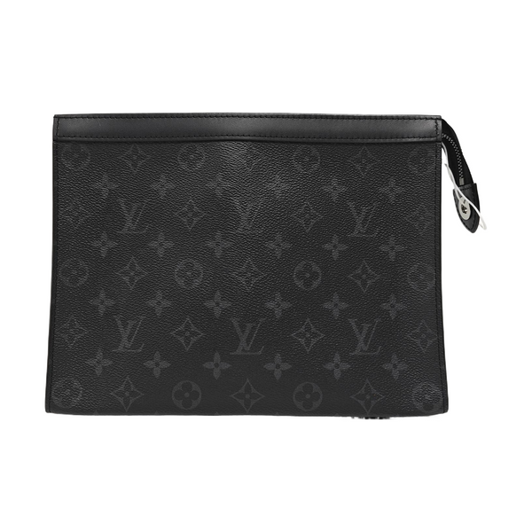Pochette Voyag MM Monogram Coated Canvas Black