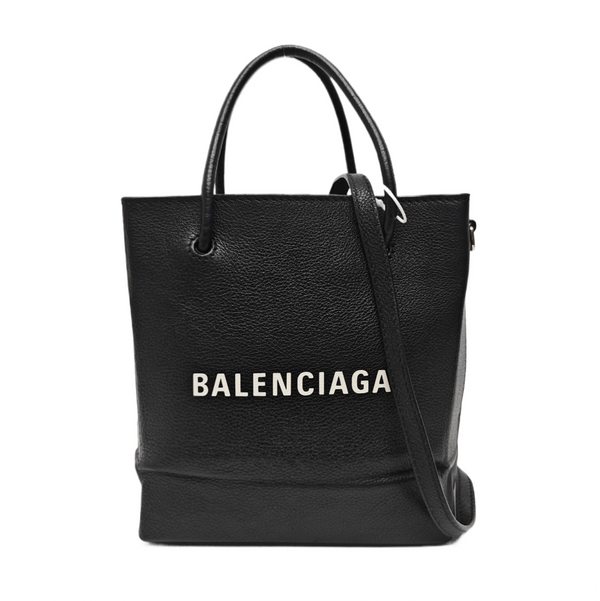 Shopping Bag Large Calfskin Black