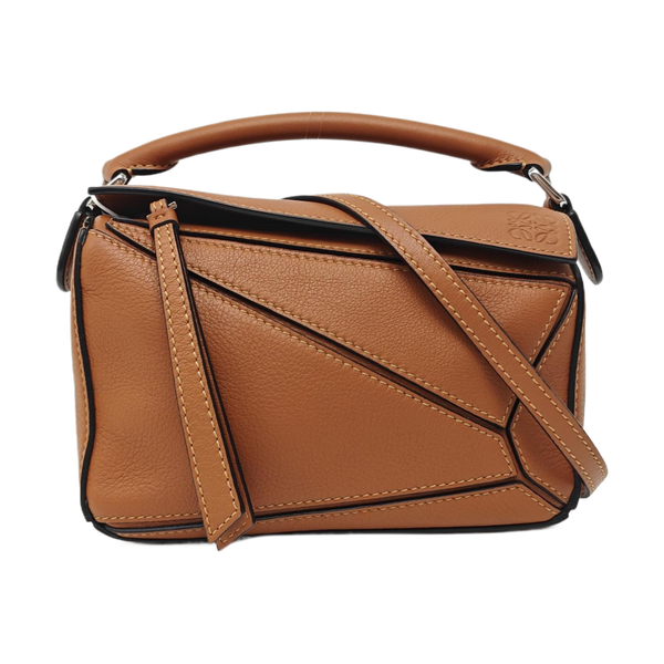 Puzzle Mini Calfskin Brown