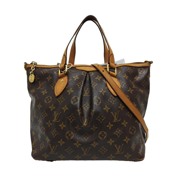 PALERMO PM Monogram Coated Canvas Brown