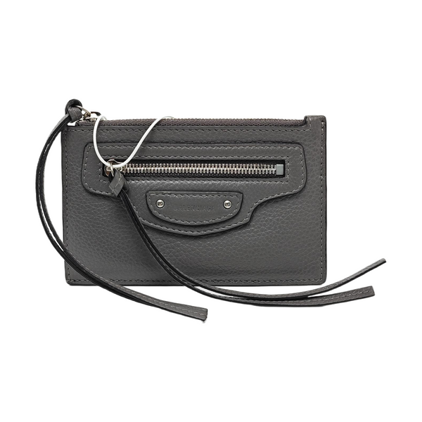 Authenticated pre-owned Classic City Calfskin Grey Card Holder - Card Holder at Looply