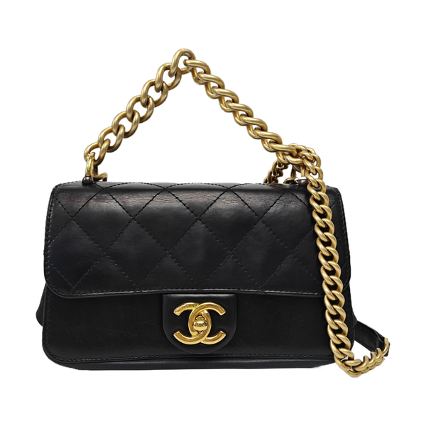 CLASSIC FLAP Mini Quilted Calfskin Black