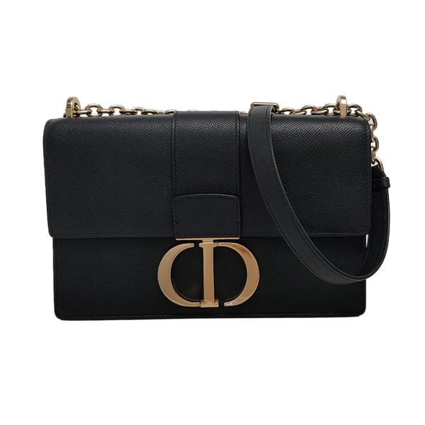 30 Montaigne Calfskin Black