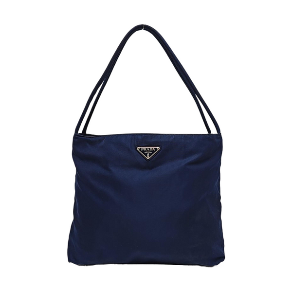 Nylon Tote Bag Blue