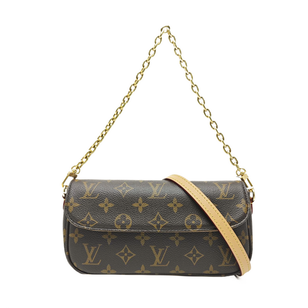 IVY Monogram Coated Canvas Brown