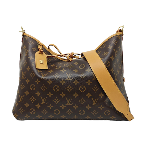 CARRYALL MM Monogram Coated Canvas Brown