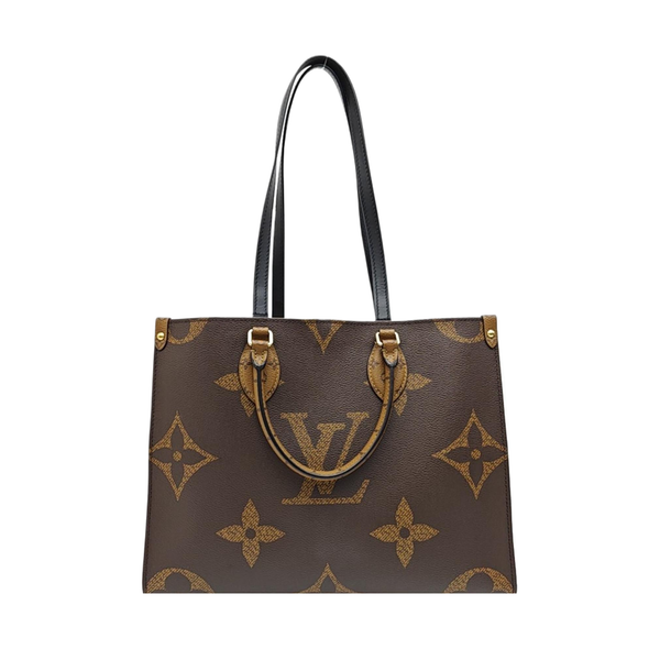 ONTHEGO MM Monogram Coated Canvas Brown