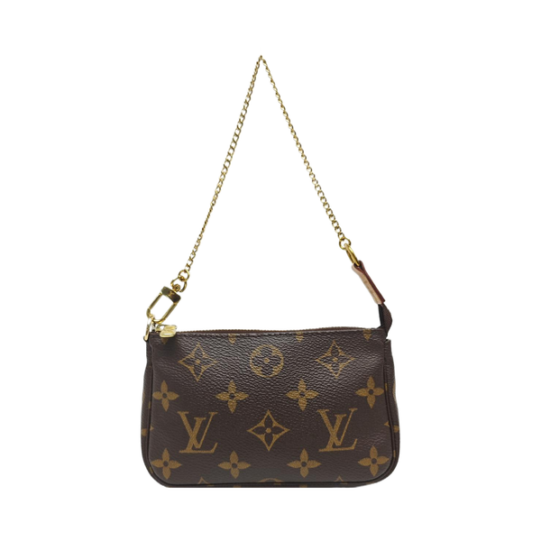 ACCESSOIRES Mini Monogram Coated Canvas Brown