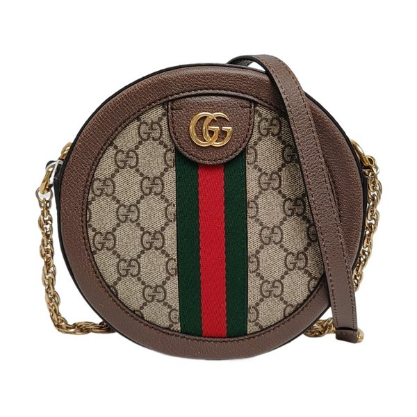 Ophidia Mini Monogram Lona Revestida Beige