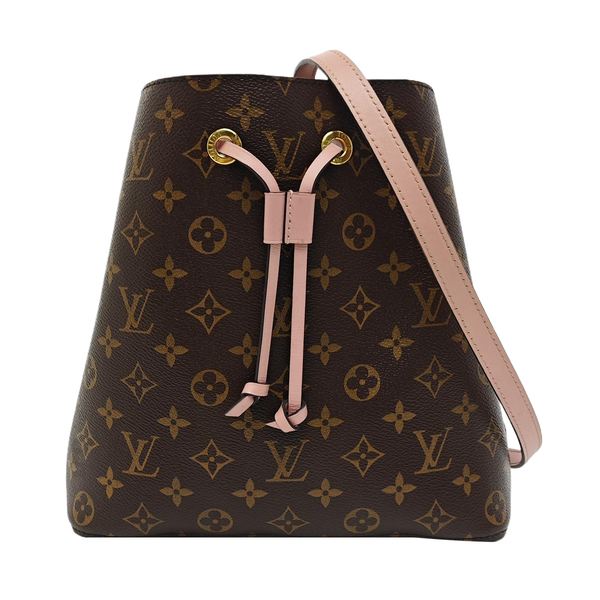 NÉONOÉ MM Monogram Coated Canvas Brown
