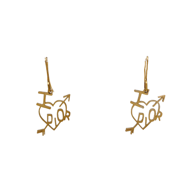 Dio(r)evolution Metal Gold Stud Earrings