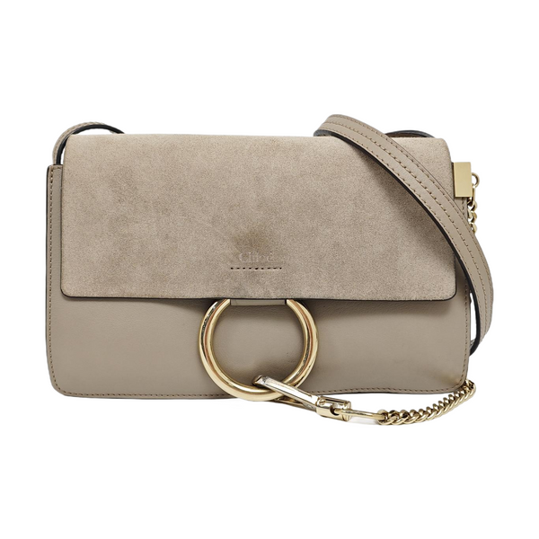 Faye Small Calfskin Gray