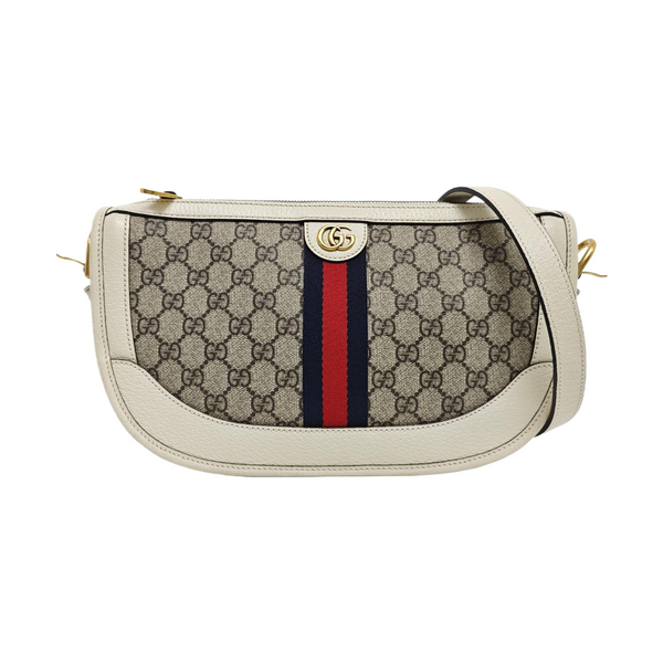 Ophidia Monogram Coated Canvas Beige