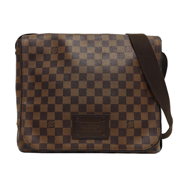 DISTRICT MM Damier Ebene Coated Canvas Brown