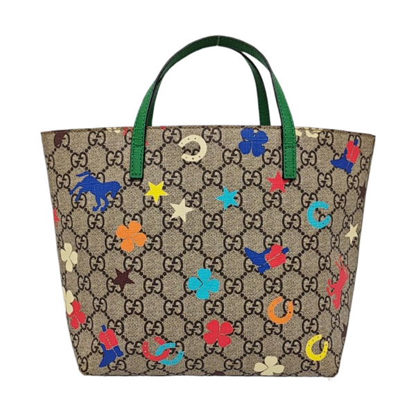 GG Imprime Coated Canvas Beige