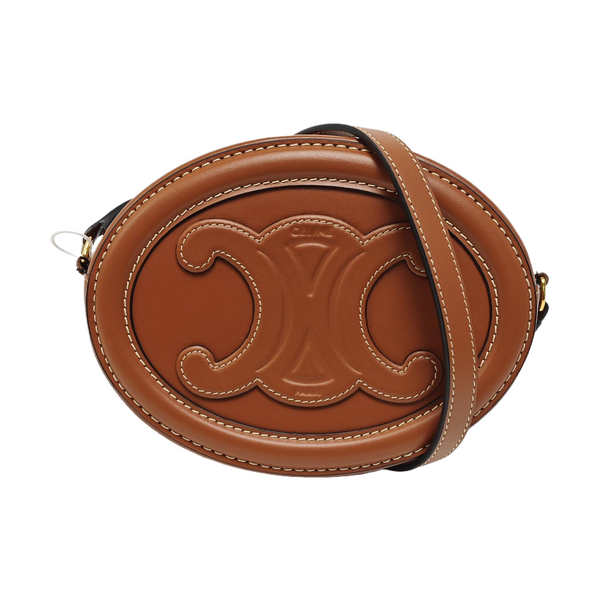 TRIOMPHE Small Calfskin Brown