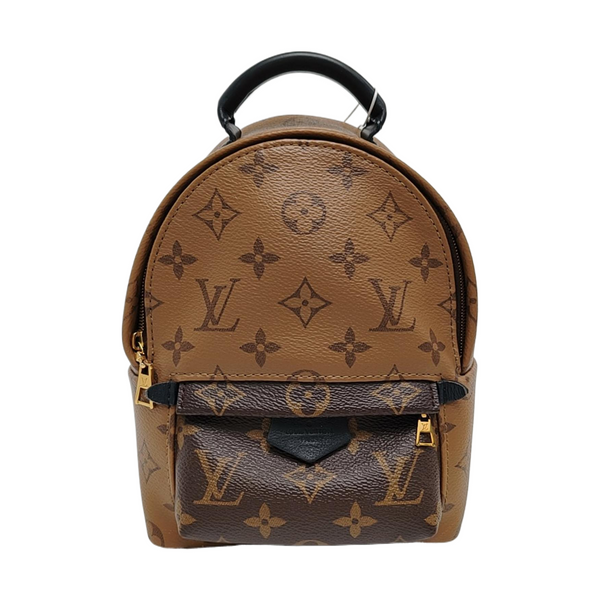 PALM SPRINGS Mini Monogram Coated Canvas Beige