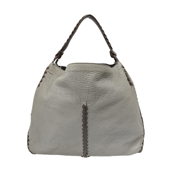 Calfskin Bucket Bag Gray