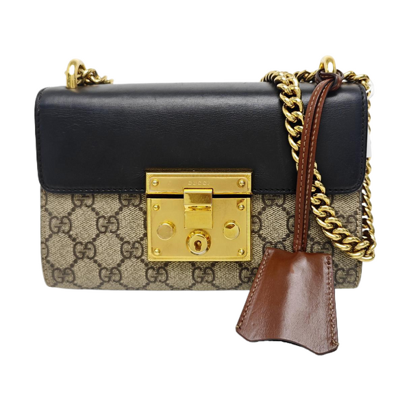 Padlock Small Monogram Coated Canvas Multicolor