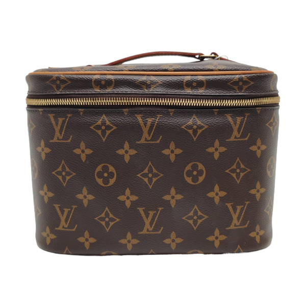 NICE Monogram Coated Canvas Brown