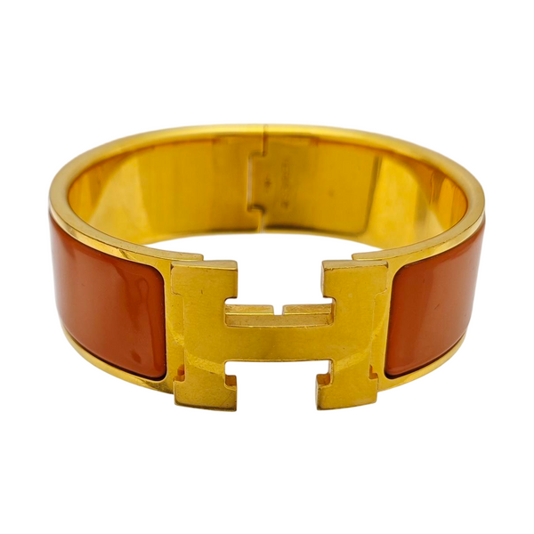 Clic Clac H Metal Gold Bangle