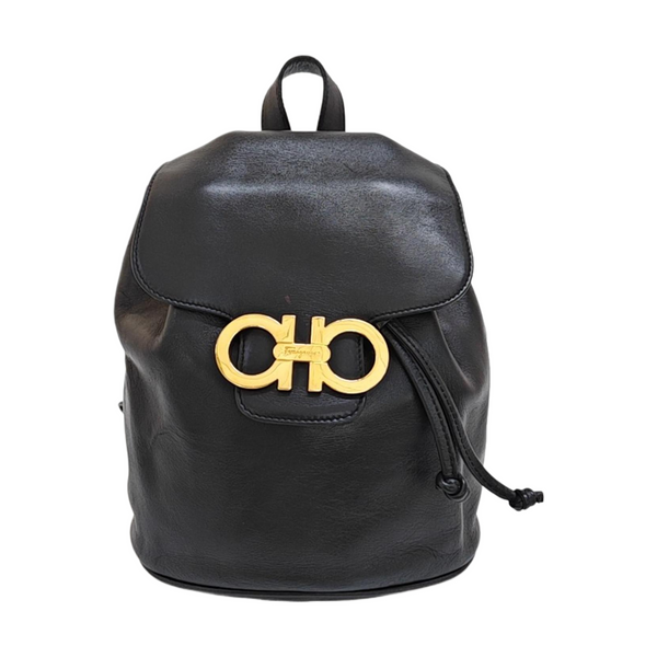 Calfskin Backpack Black