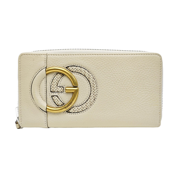 Calfskin Wallet Beige