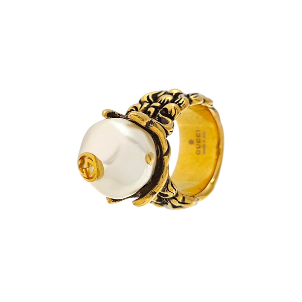 Metal Gold Ring HK 12