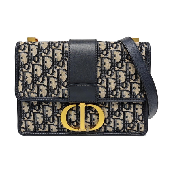 30 Montaigne Oblique Canvas Blue