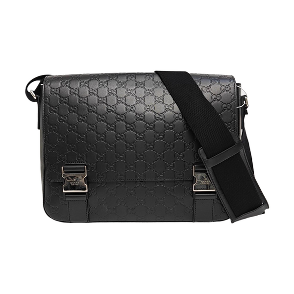 Ligne Shima Monogram Calfskin Black