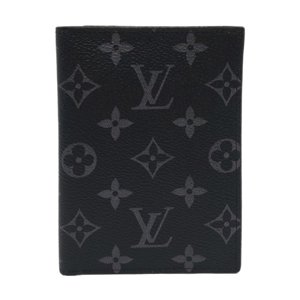 Monogram Coated Canvas Wallet Gray