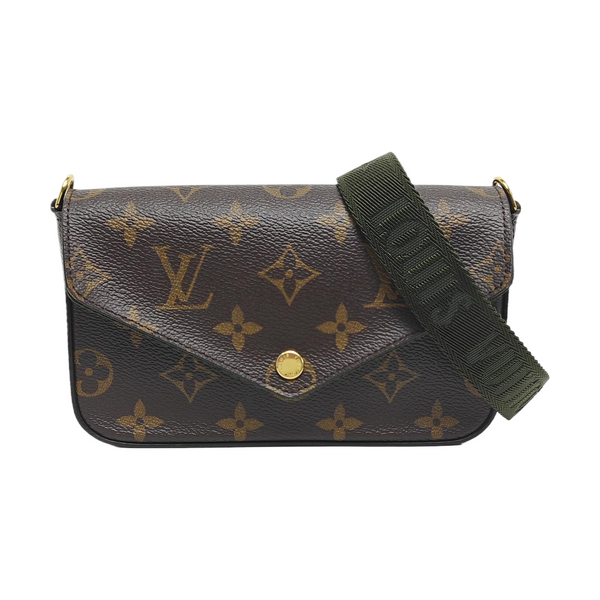 FÉLICIE Monogram Coated Canvas Brown