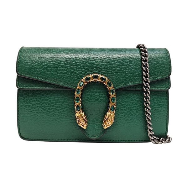 Dionysus Super Mini Calfskin Green