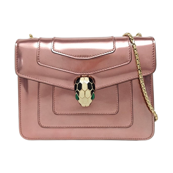 SERPENTI FOREVER Small Patent Leather Pink