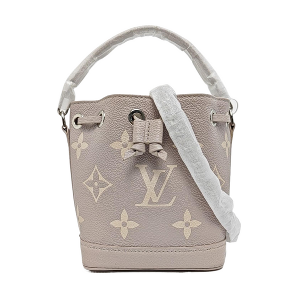 NOÉ Nano Monogram Calfskin Gray