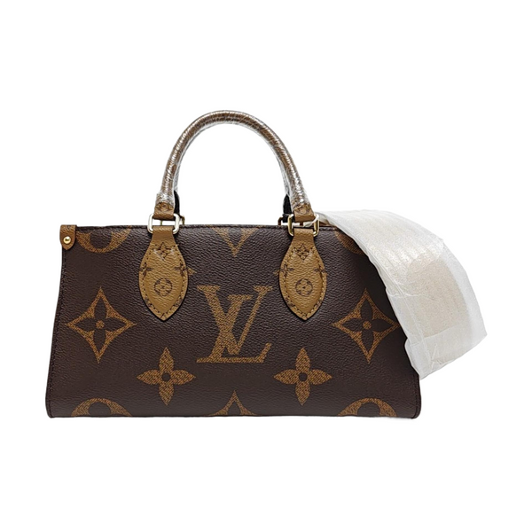ONTHEGO EAST WEST PM Monogram Coated Canvas Brown