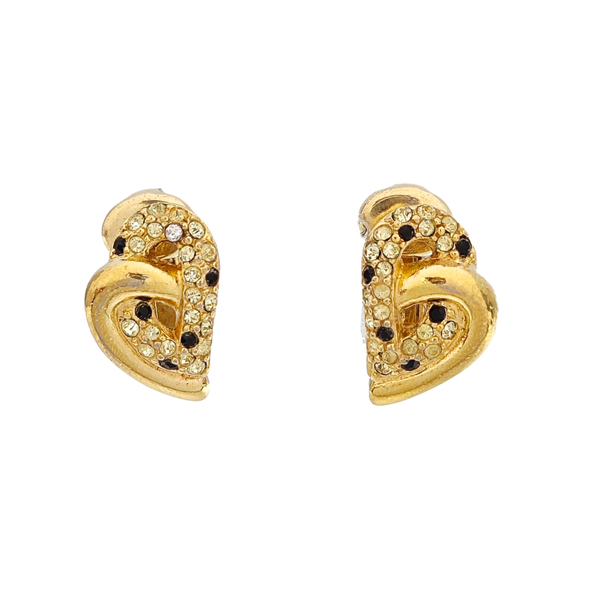 Metal Gold Clip On Earrings