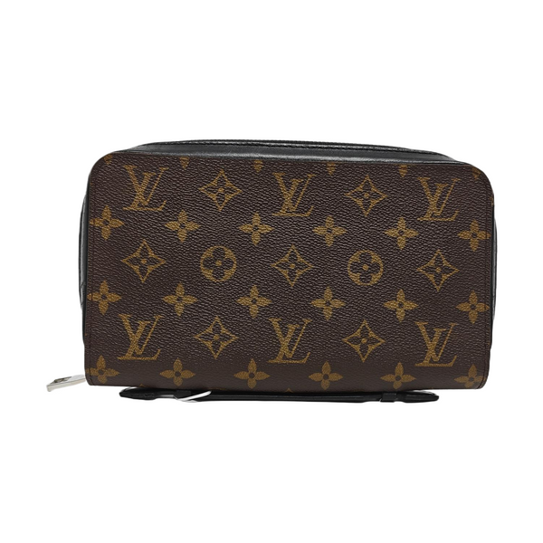 Monogram Coated Canvas Wallet Brown