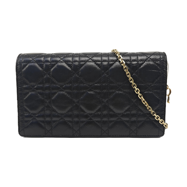 Lady Dior Small Cannage Lambskin Black