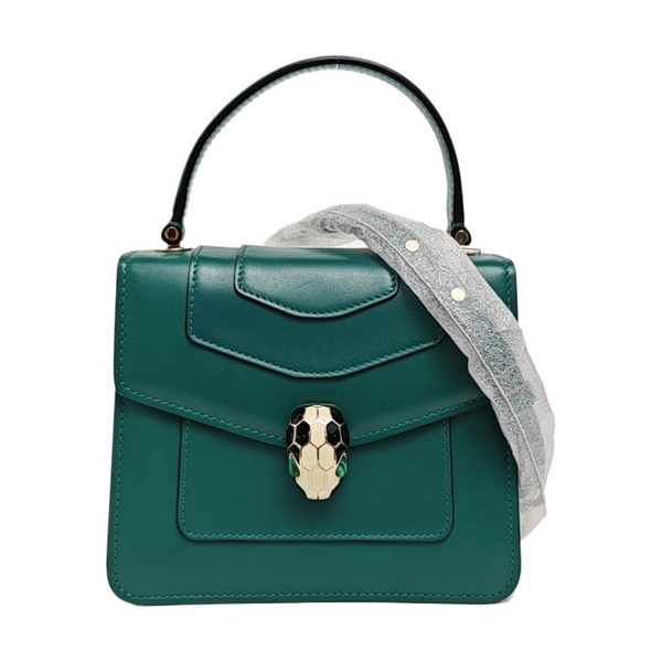 SERPENTI FOREVER Small Calfskin Green