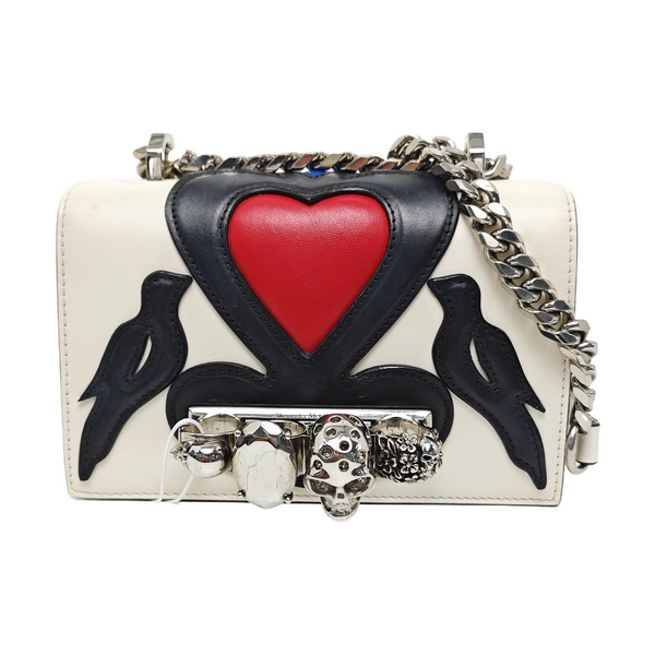 Calfskin Shoulder Bag White
