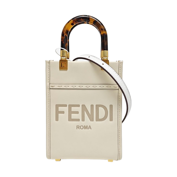 Sunshine Mini Calfskin White