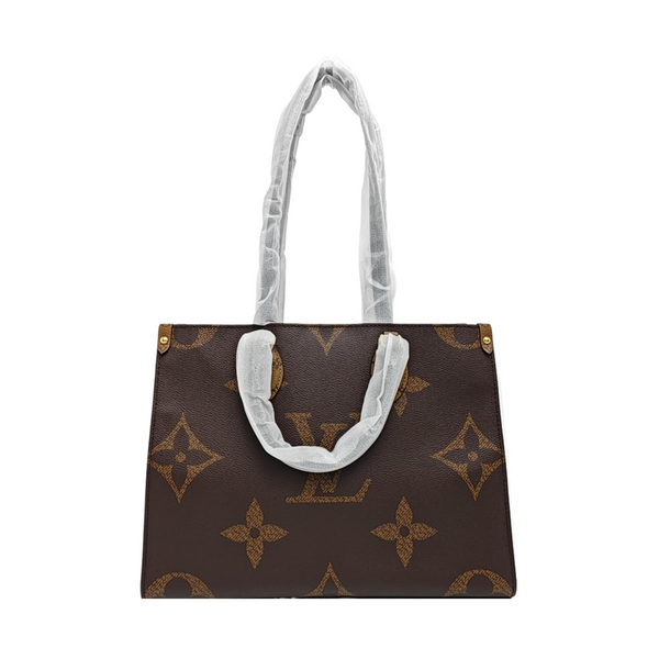 ONTHEGO MM Monogram Coated Canvas Brown