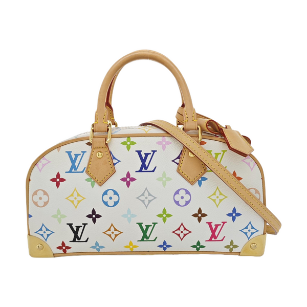 LV × TM HANDBAG EAST WEST Monogram Coated Canvas White