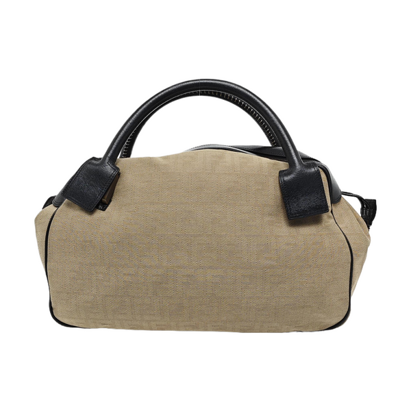Canvas Top Handle Bag Brown