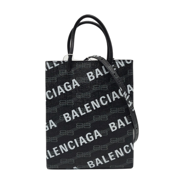 MONOGRAM Large Coated Canvas Black